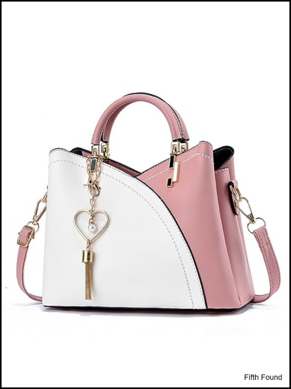 Small PU Leather Satchel Crossbody Shoulder Bag Top Handle Purse